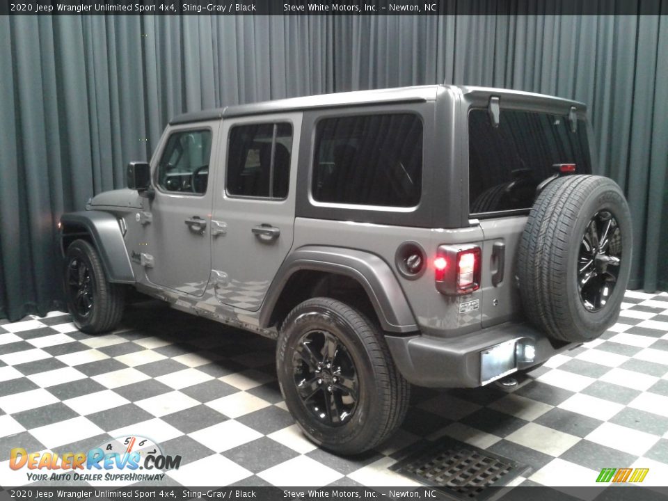 2020 Jeep Wrangler Unlimited Sport 4x4 Sting-Gray / Black Photo #8