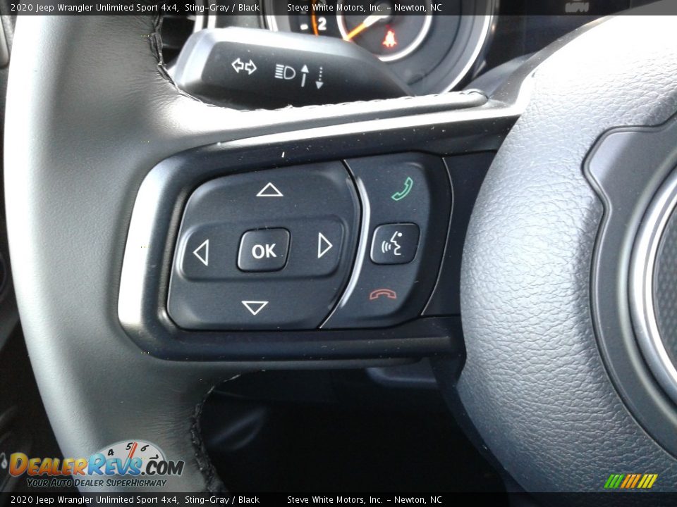 2020 Jeep Wrangler Unlimited Sport 4x4 Sting-Gray / Black Photo #16