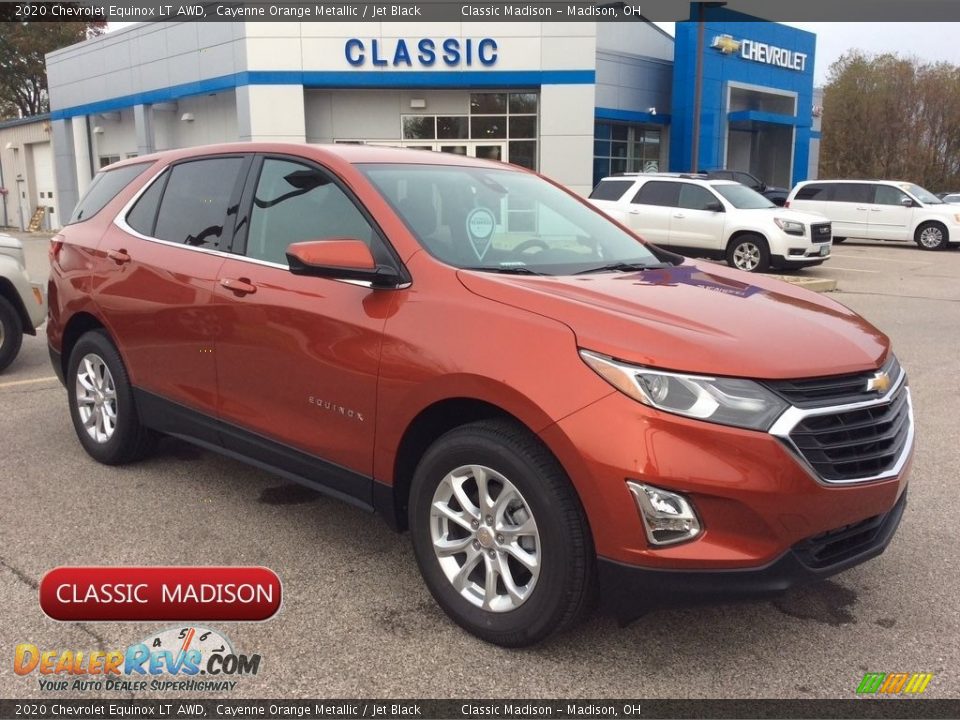 2020 Chevrolet Equinox LT AWD Cayenne Orange Metallic / Jet Black Photo #1