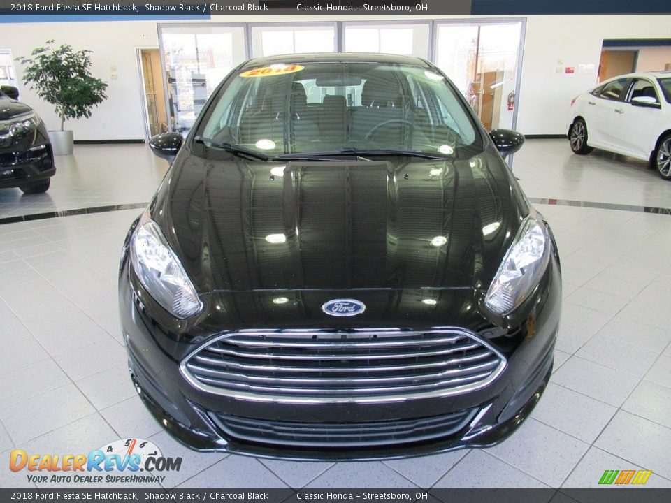 2018 Ford Fiesta SE Hatchback Shadow Black / Charcoal Black Photo #2