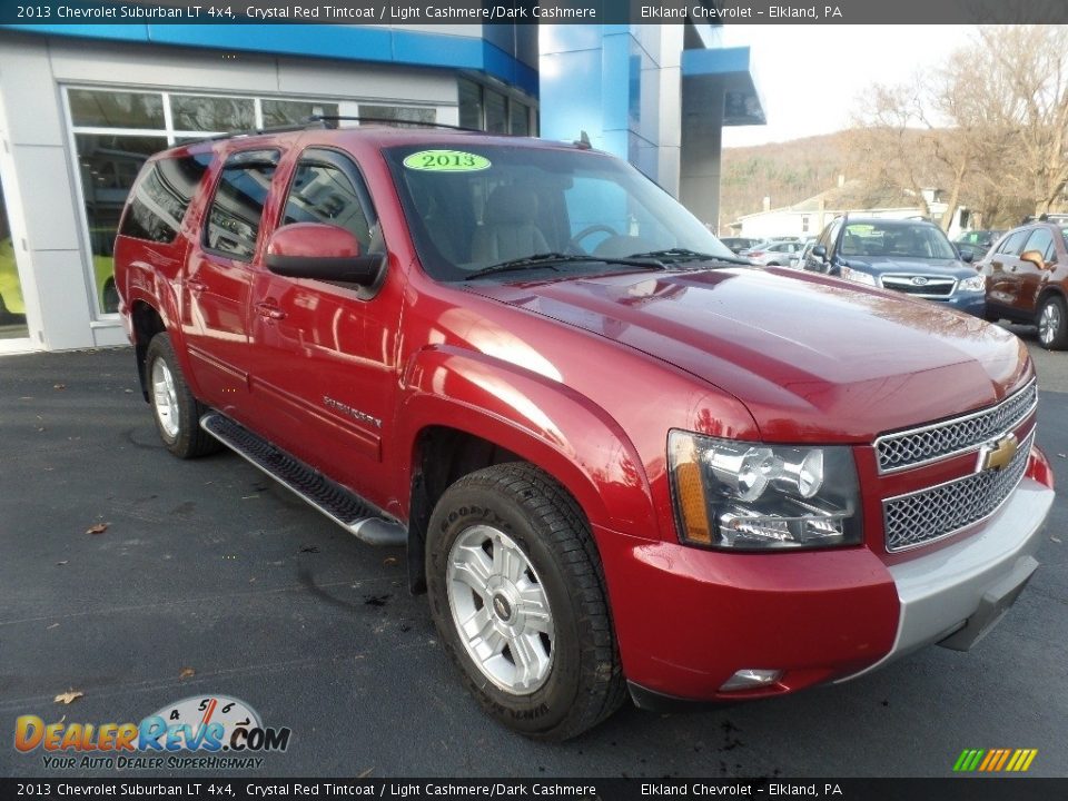 2013 Chevrolet Suburban LT 4x4 Crystal Red Tintcoat / Light Cashmere/Dark Cashmere Photo #1