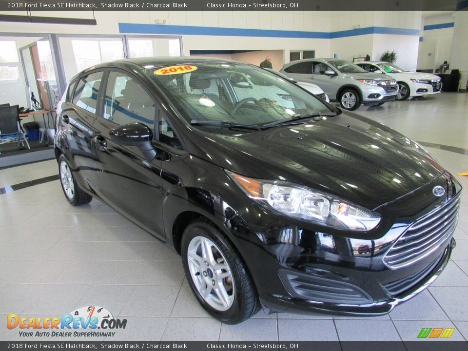 2018 Ford Fiesta SE Hatchback Shadow Black / Charcoal Black Photo #3