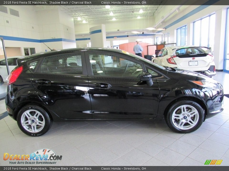 2018 Ford Fiesta SE Hatchback Shadow Black / Charcoal Black Photo #4