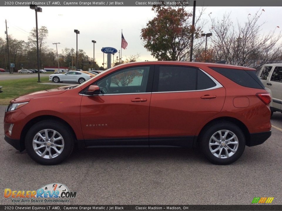 2020 Chevrolet Equinox LT AWD Cayenne Orange Metallic / Jet Black Photo #6