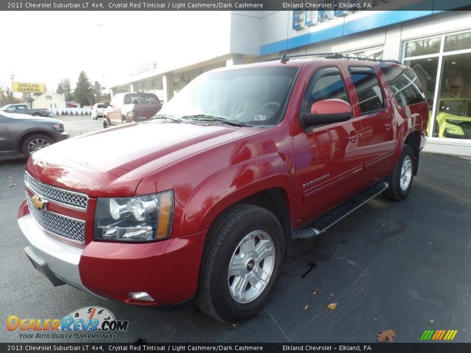 2013 Chevrolet Suburban LT 4x4 Crystal Red Tintcoat / Light Cashmere/Dark Cashmere Photo #3