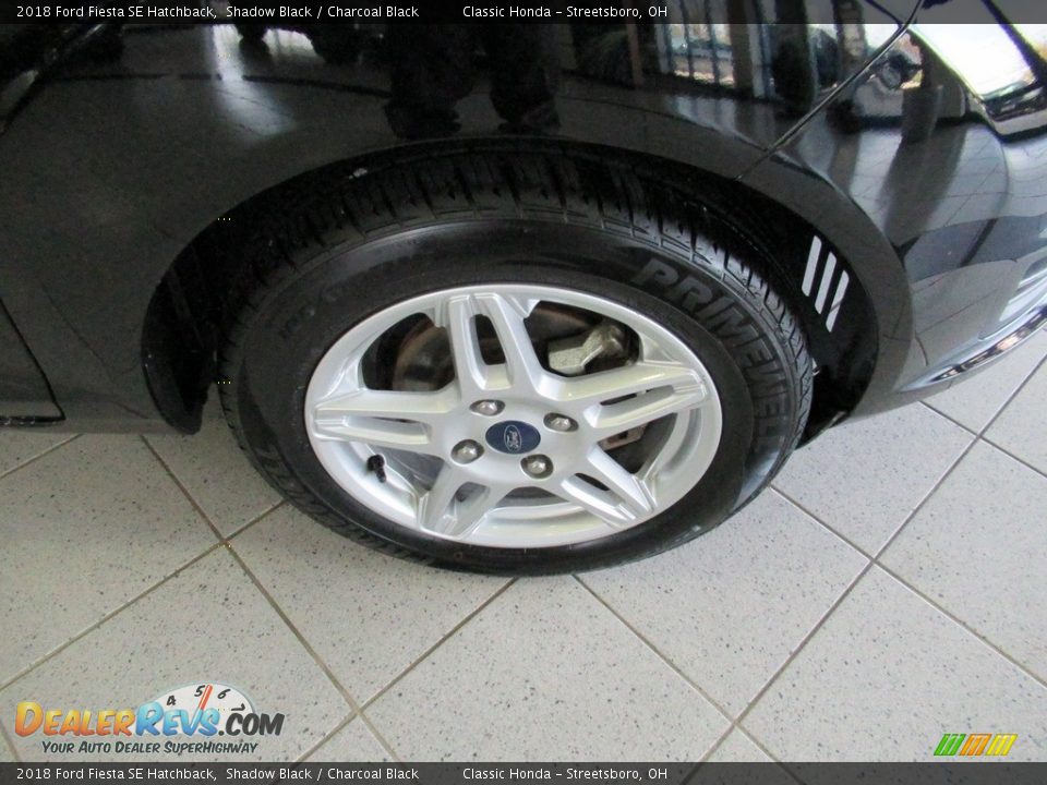 2018 Ford Fiesta SE Hatchback Shadow Black / Charcoal Black Photo #5