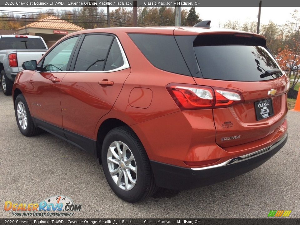 2020 Chevrolet Equinox LT AWD Cayenne Orange Metallic / Jet Black Photo #7