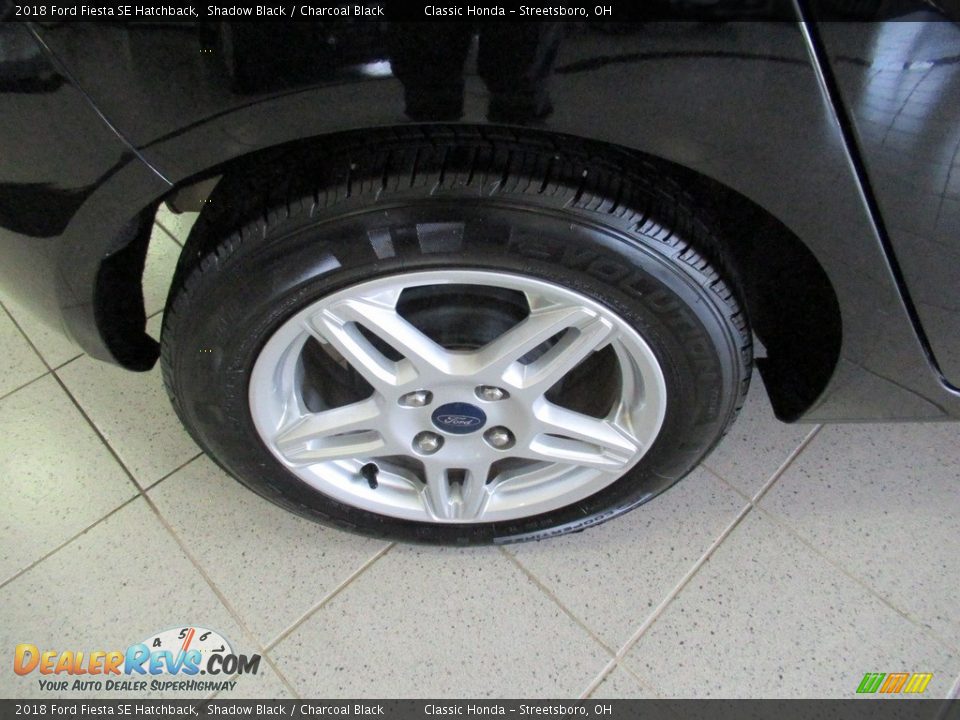 2018 Ford Fiesta SE Hatchback Shadow Black / Charcoal Black Photo #6