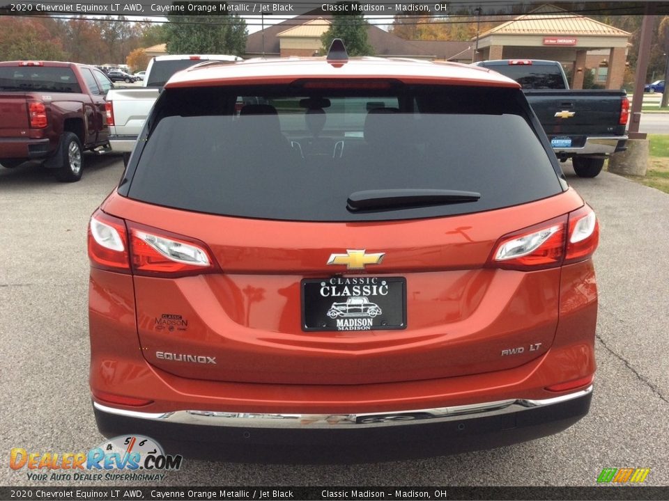 2020 Chevrolet Equinox LT AWD Cayenne Orange Metallic / Jet Black Photo #8