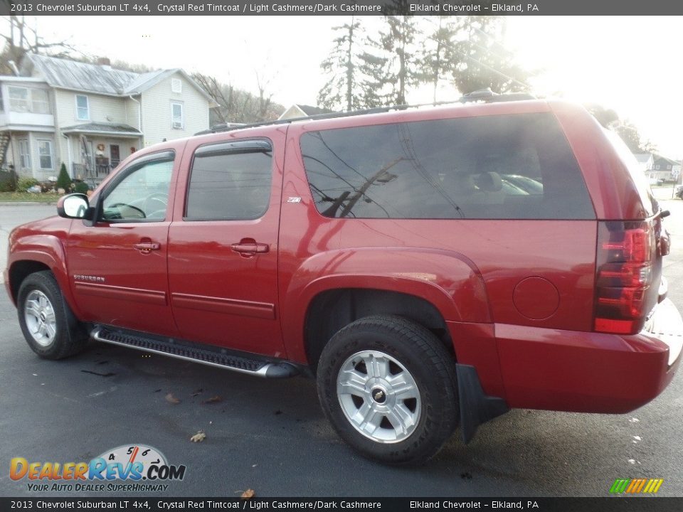 2013 Chevrolet Suburban LT 4x4 Crystal Red Tintcoat / Light Cashmere/Dark Cashmere Photo #5