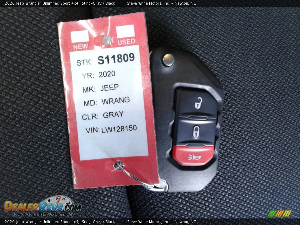 2020 Jeep Wrangler Unlimited Sport 4x4 Sting-Gray / Black Photo #24