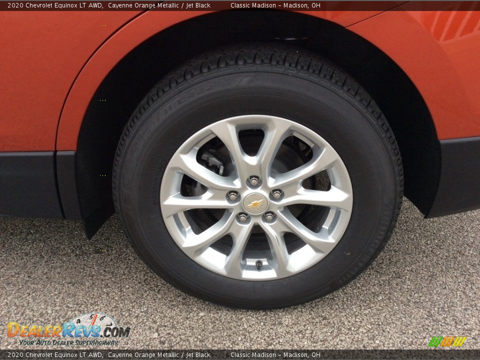 2020 Chevrolet Equinox LT AWD Cayenne Orange Metallic / Jet Black Photo #9