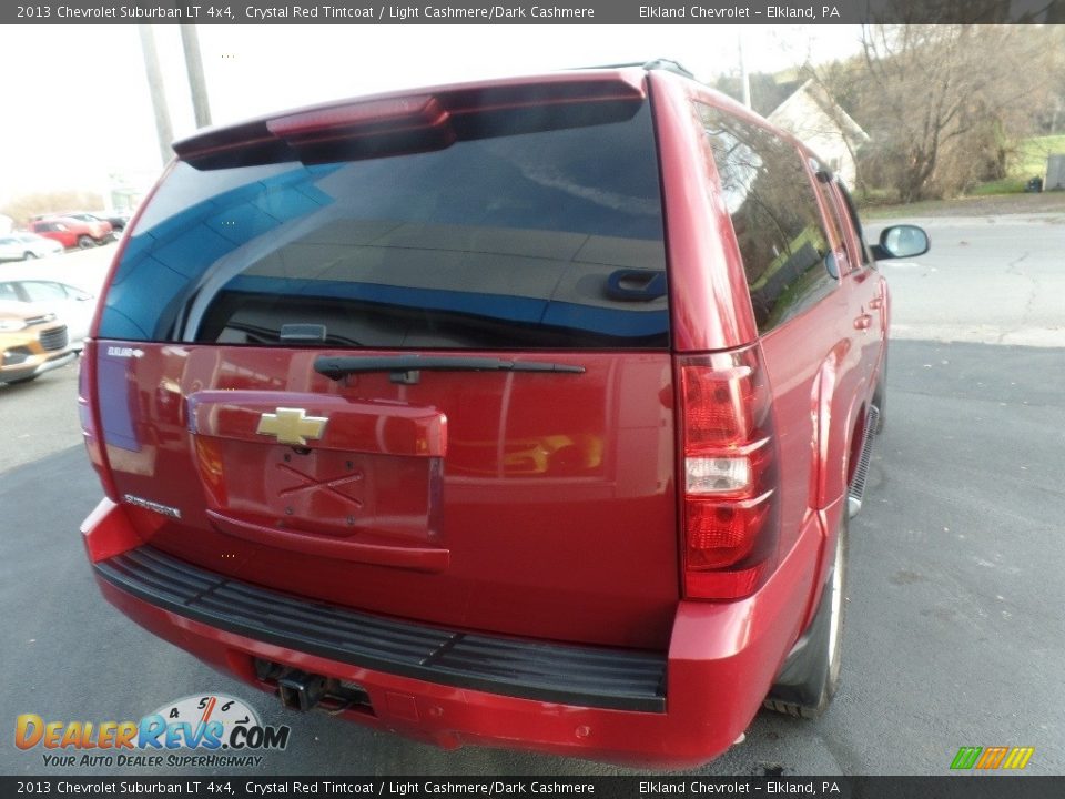 2013 Chevrolet Suburban LT 4x4 Crystal Red Tintcoat / Light Cashmere/Dark Cashmere Photo #7