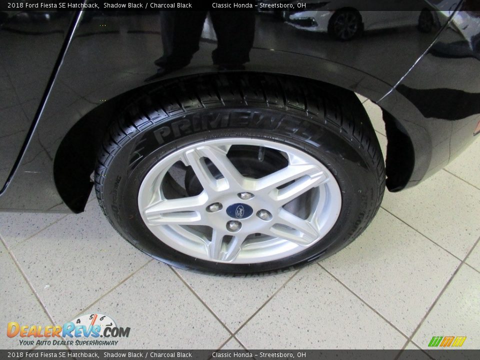 2018 Ford Fiesta SE Hatchback Shadow Black / Charcoal Black Photo #11