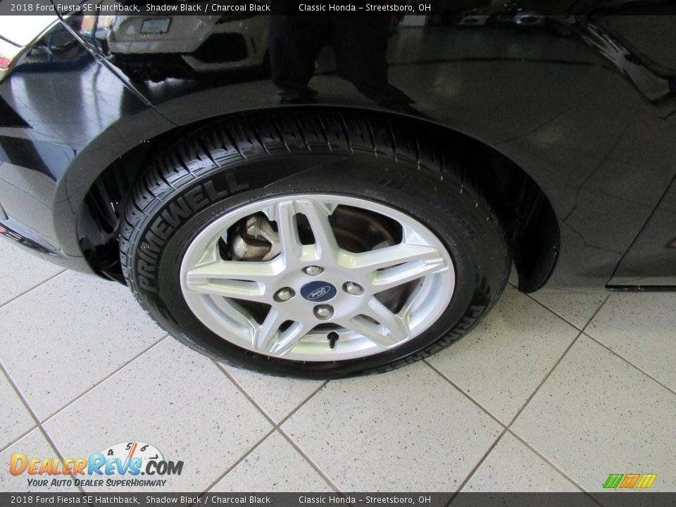 2018 Ford Fiesta SE Hatchback Shadow Black / Charcoal Black Photo #12