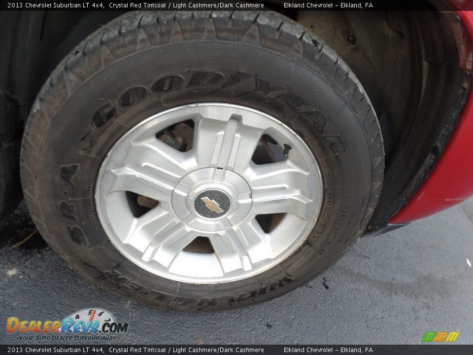 2013 Chevrolet Suburban LT 4x4 Crystal Red Tintcoat / Light Cashmere/Dark Cashmere Photo #10