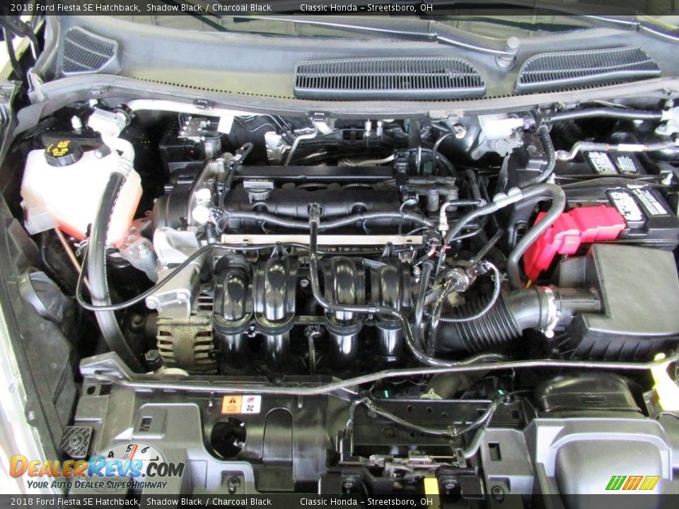 2018 Ford Fiesta SE Hatchback Shadow Black / Charcoal Black Photo #13
