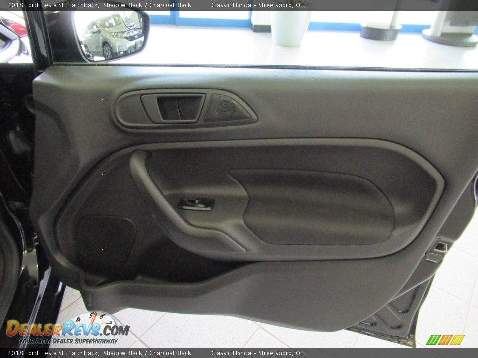 2018 Ford Fiesta SE Hatchback Shadow Black / Charcoal Black Photo #14