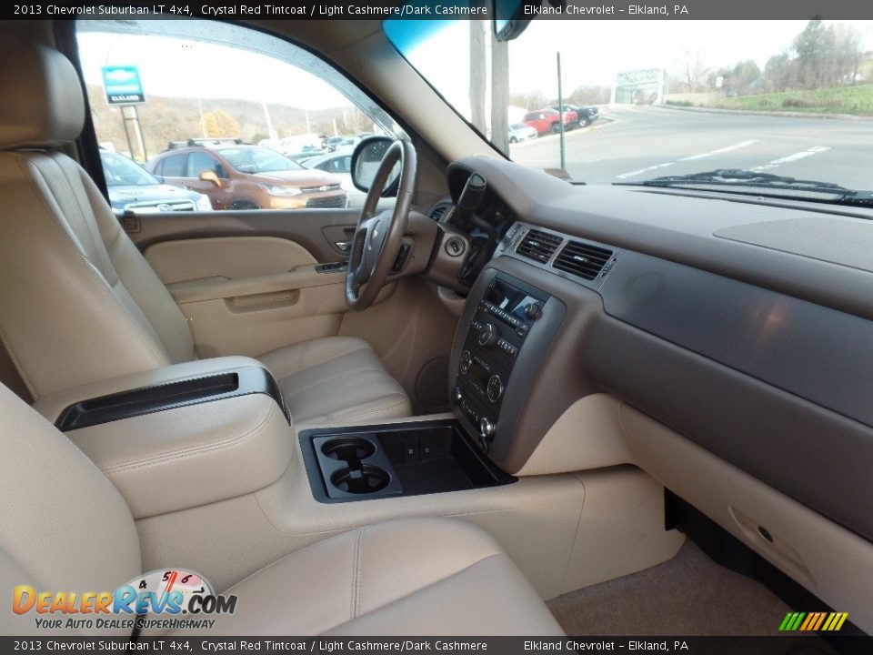 2013 Chevrolet Suburban LT 4x4 Crystal Red Tintcoat / Light Cashmere/Dark Cashmere Photo #13