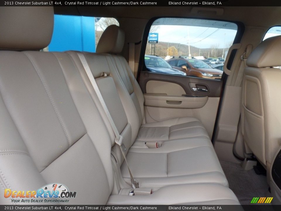 2013 Chevrolet Suburban LT 4x4 Crystal Red Tintcoat / Light Cashmere/Dark Cashmere Photo #14