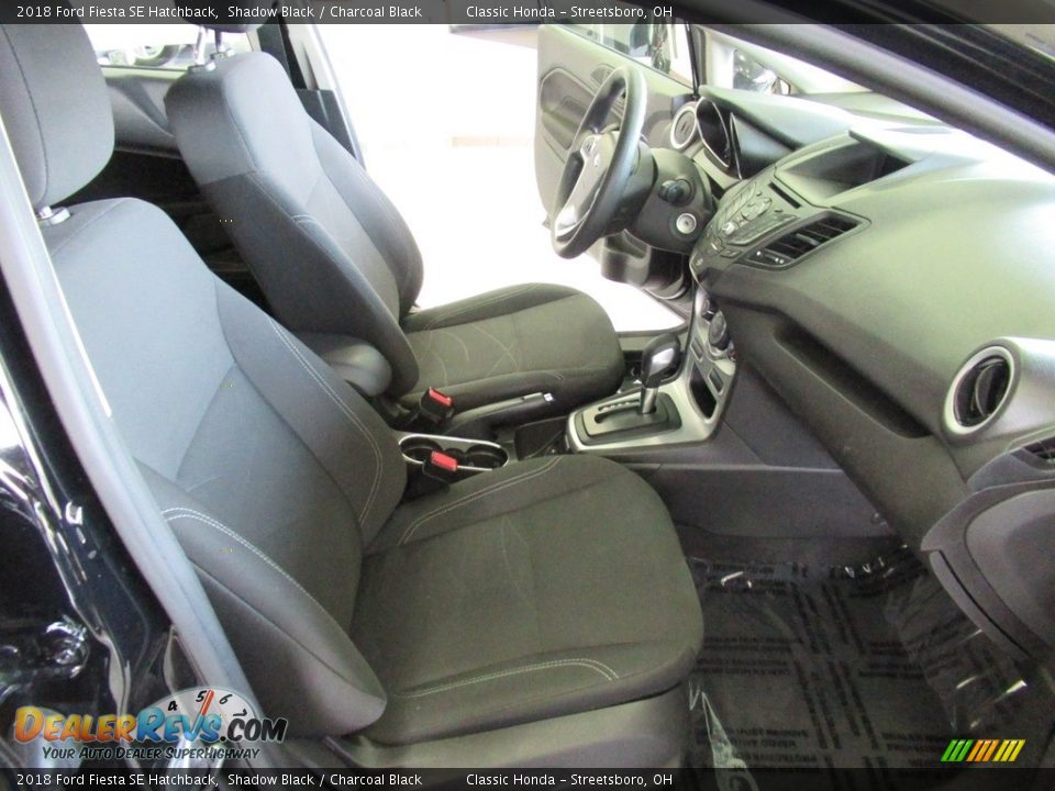 2018 Ford Fiesta SE Hatchback Shadow Black / Charcoal Black Photo #16