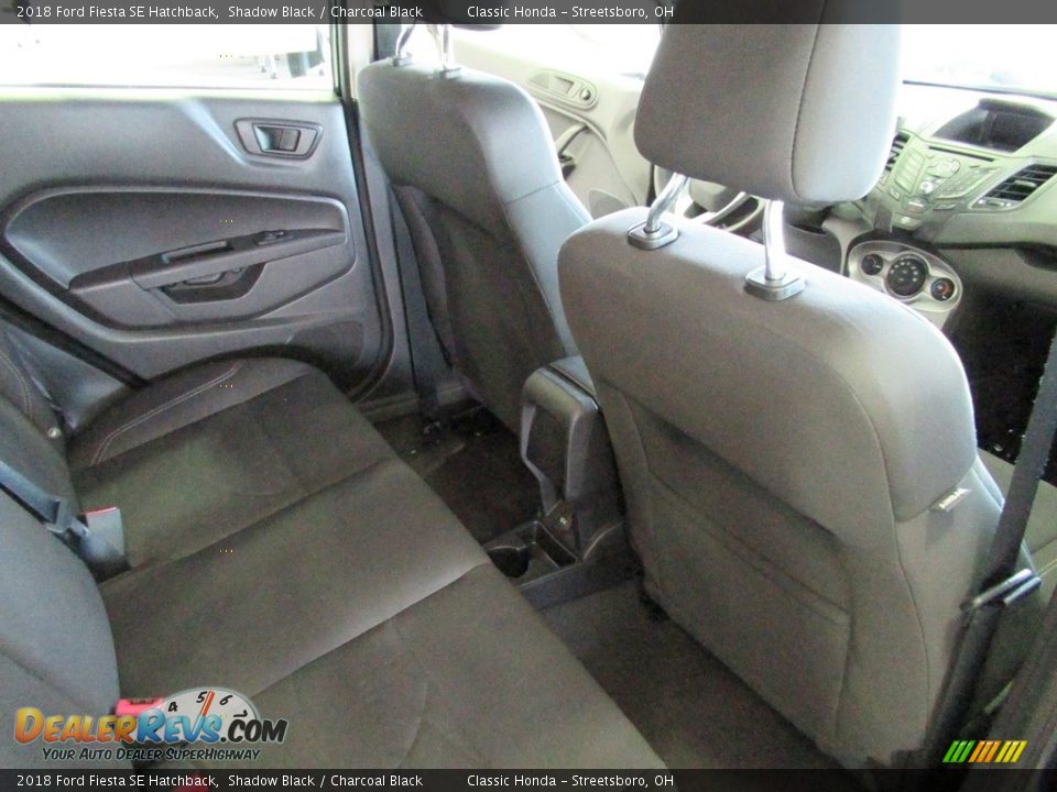 2018 Ford Fiesta SE Hatchback Shadow Black / Charcoal Black Photo #18