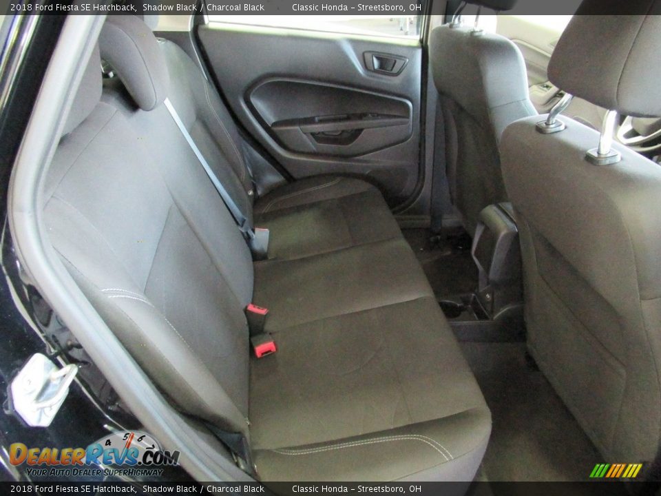 2018 Ford Fiesta SE Hatchback Shadow Black / Charcoal Black Photo #19