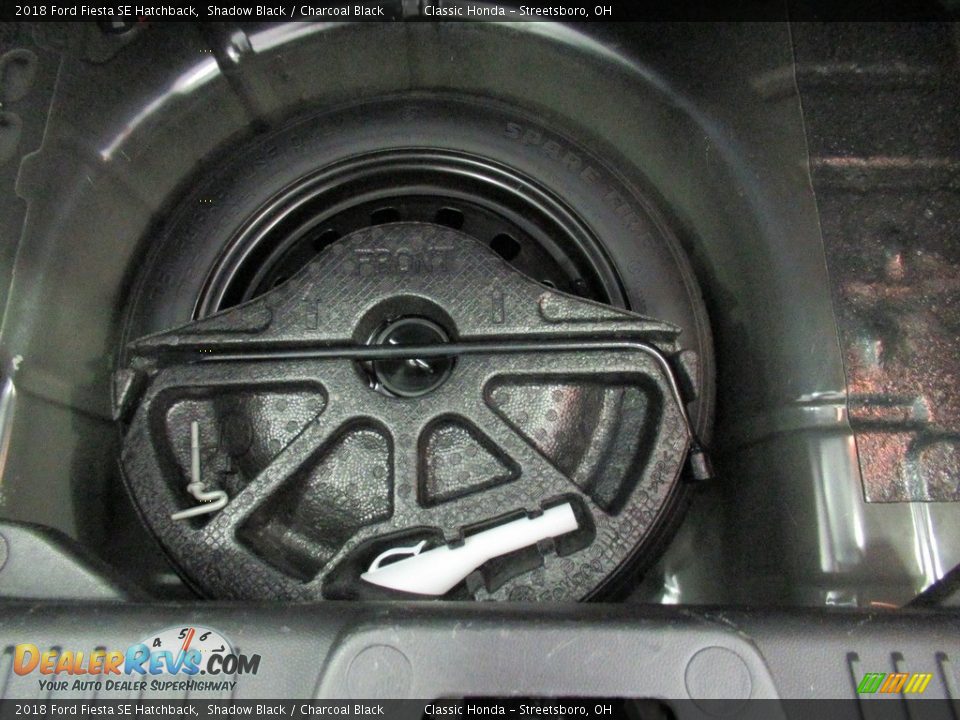 2018 Ford Fiesta SE Hatchback Shadow Black / Charcoal Black Photo #22