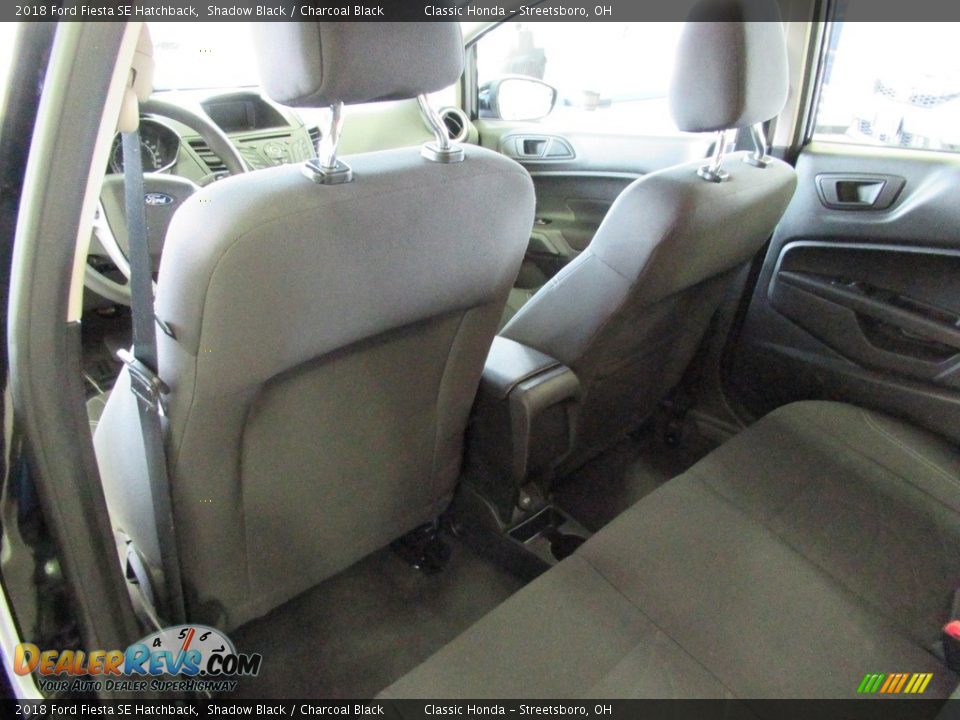 2018 Ford Fiesta SE Hatchback Shadow Black / Charcoal Black Photo #24