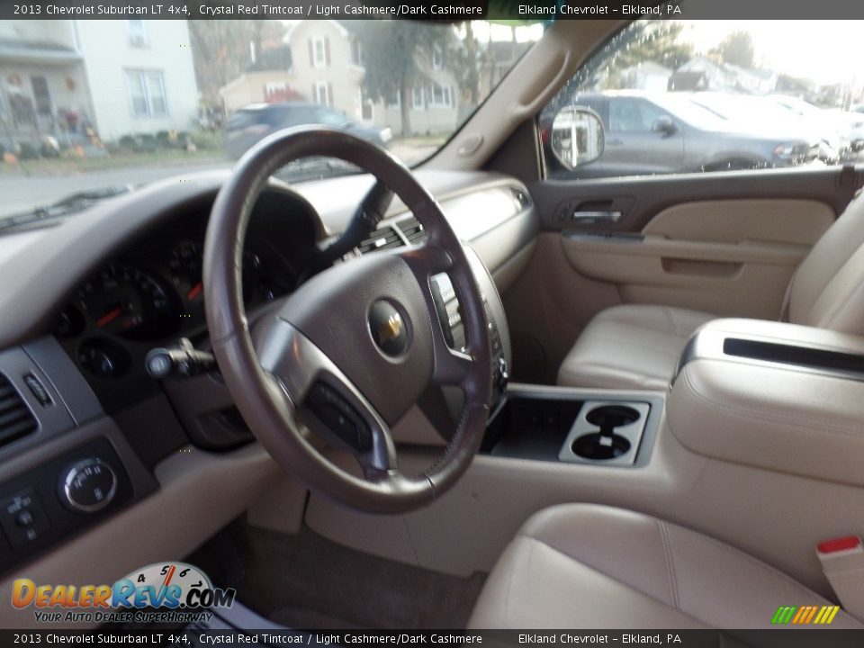2013 Chevrolet Suburban LT 4x4 Crystal Red Tintcoat / Light Cashmere/Dark Cashmere Photo #23