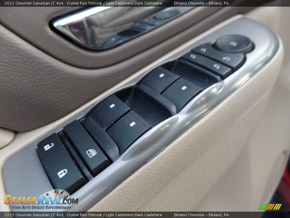2013 Chevrolet Suburban LT 4x4 Crystal Red Tintcoat / Light Cashmere/Dark Cashmere Photo #24