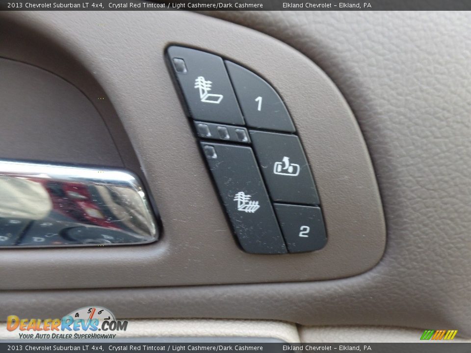 2013 Chevrolet Suburban LT 4x4 Crystal Red Tintcoat / Light Cashmere/Dark Cashmere Photo #25