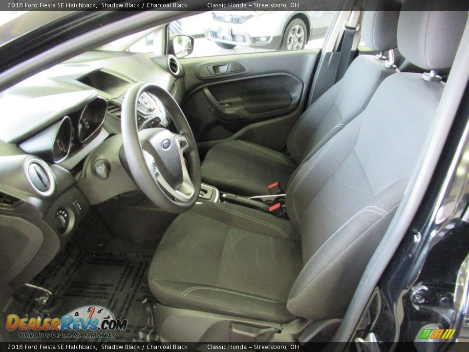 2018 Ford Fiesta SE Hatchback Shadow Black / Charcoal Black Photo #28