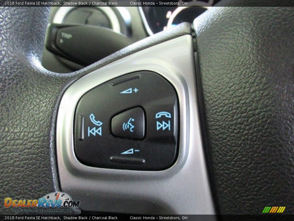 2018 Ford Fiesta SE Hatchback Shadow Black / Charcoal Black Photo #30