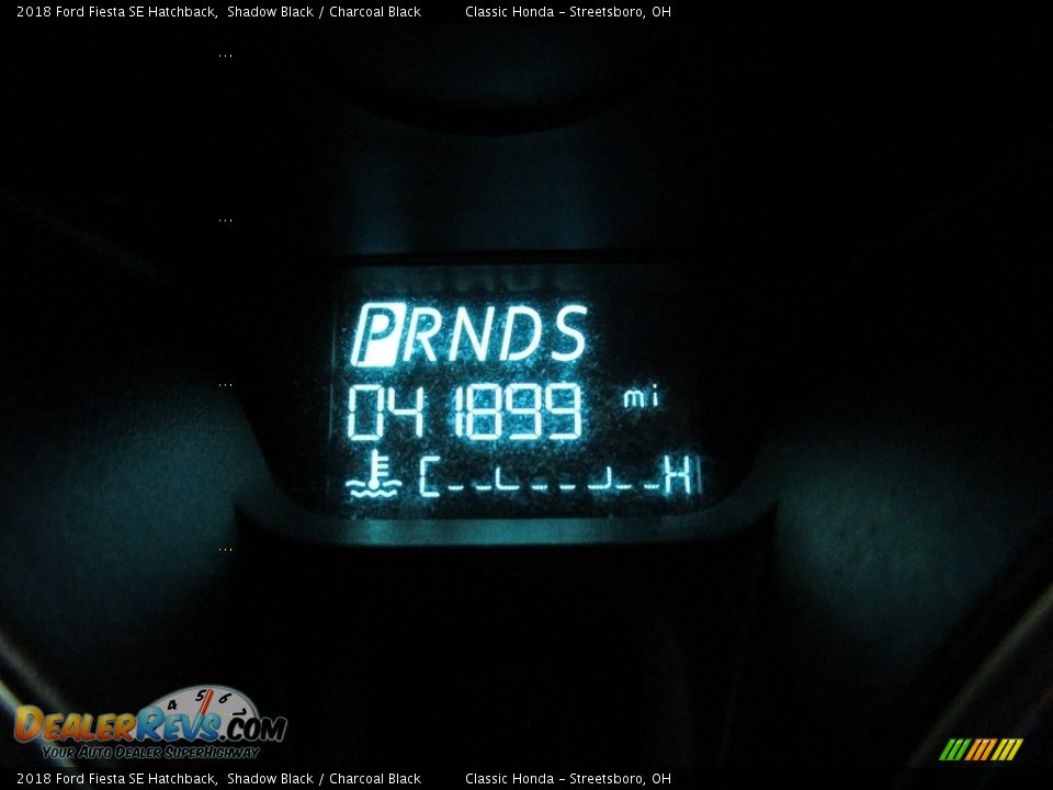 2018 Ford Fiesta SE Hatchback Shadow Black / Charcoal Black Photo #31