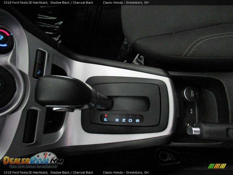 2018 Ford Fiesta SE Hatchback Shadow Black / Charcoal Black Photo #32