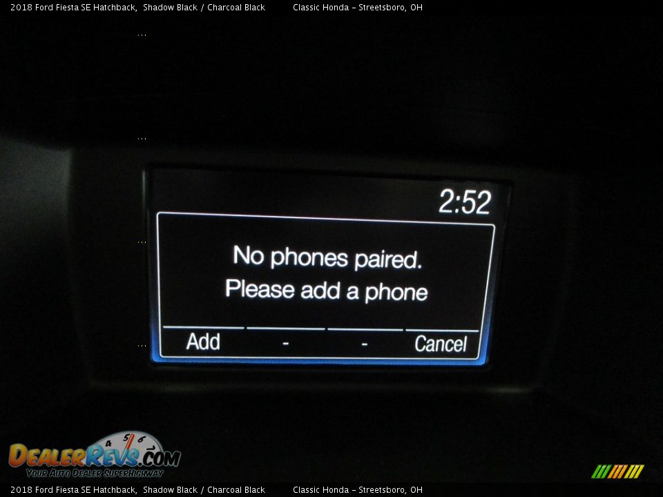 2018 Ford Fiesta SE Hatchback Shadow Black / Charcoal Black Photo #36