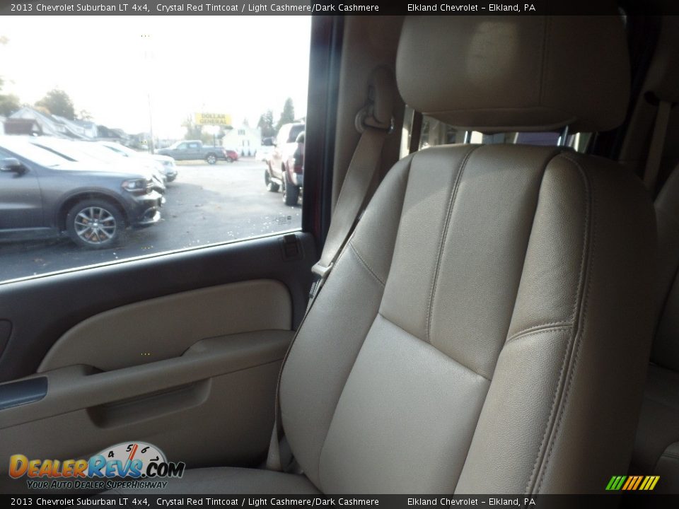 2013 Chevrolet Suburban LT 4x4 Crystal Red Tintcoat / Light Cashmere/Dark Cashmere Photo #36