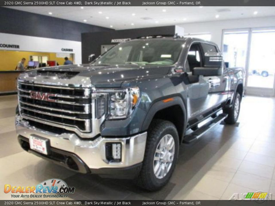 2020 GMC Sierra 2500HD SLT Crew Cab 4WD Dark Sky Metallic / Jet Black Photo #3