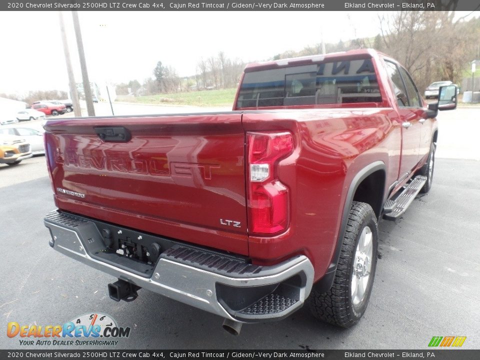 2020 Chevrolet Silverado 2500HD LTZ Crew Cab 4x4 Cajun Red Tintcoat / Gideon/­Very Dark Atmosphere Photo #8