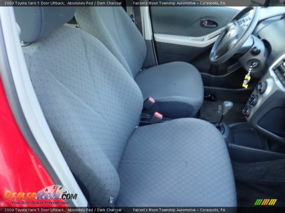 2009 Toyota Yaris 5 Door Liftback Absolutely Red / Dark Charcoal Photo #11