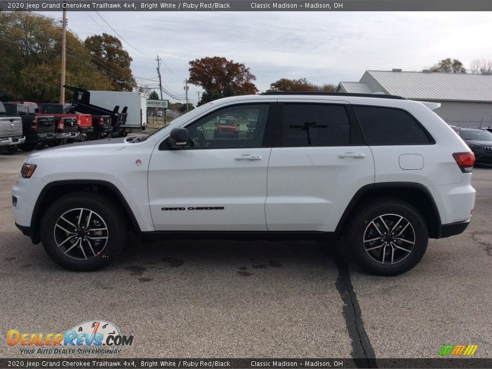 Bright White 2020 Jeep Grand Cherokee Trailhawk 4x4 Photo #6