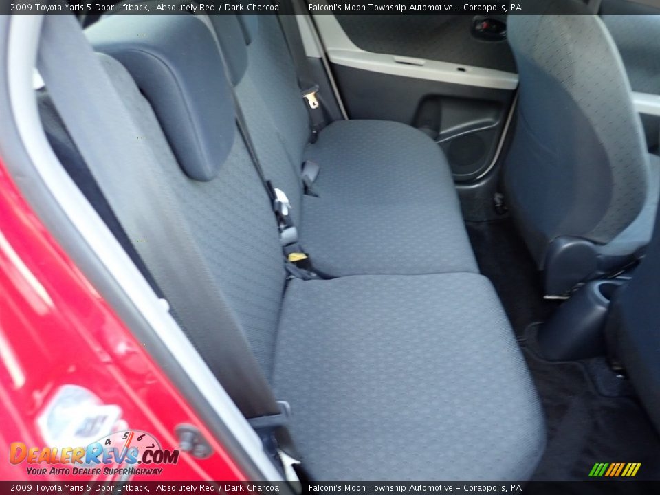 2009 Toyota Yaris 5 Door Liftback Absolutely Red / Dark Charcoal Photo #14