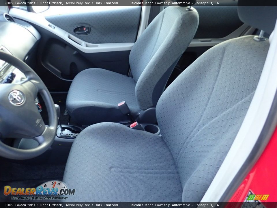 2009 Toyota Yaris 5 Door Liftback Absolutely Red / Dark Charcoal Photo #16