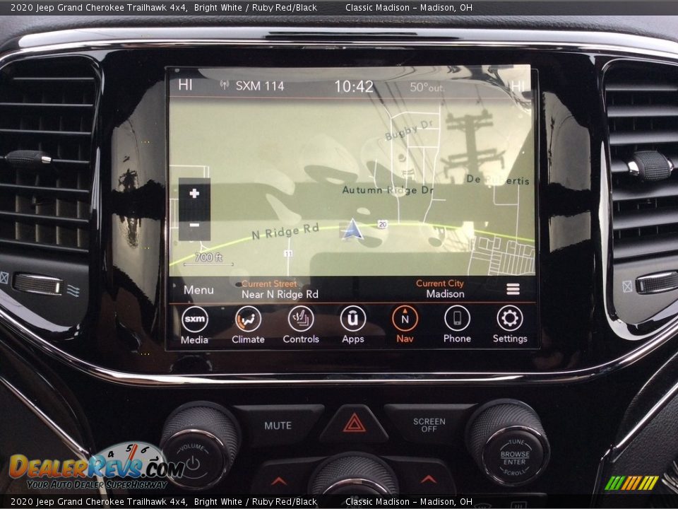 Navigation of 2020 Jeep Grand Cherokee Trailhawk 4x4 Photo #16