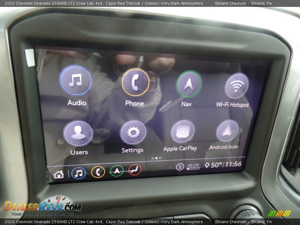 Controls of 2020 Chevrolet Silverado 2500HD LTZ Crew Cab 4x4 Photo #36