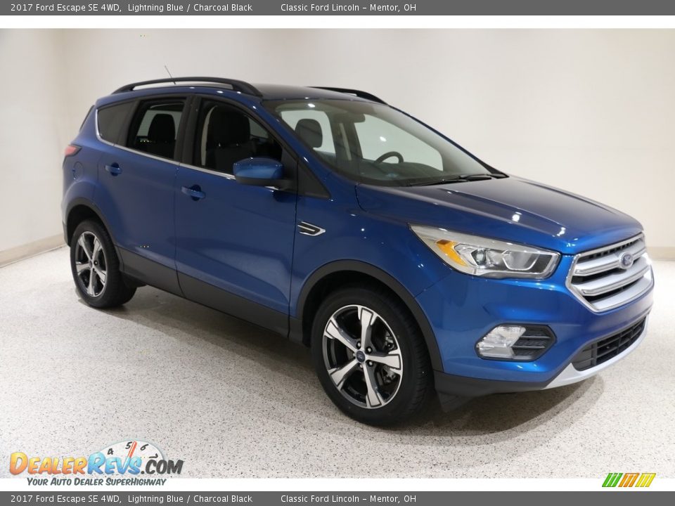 2017 Ford Escape SE 4WD Lightning Blue / Charcoal Black Photo #1