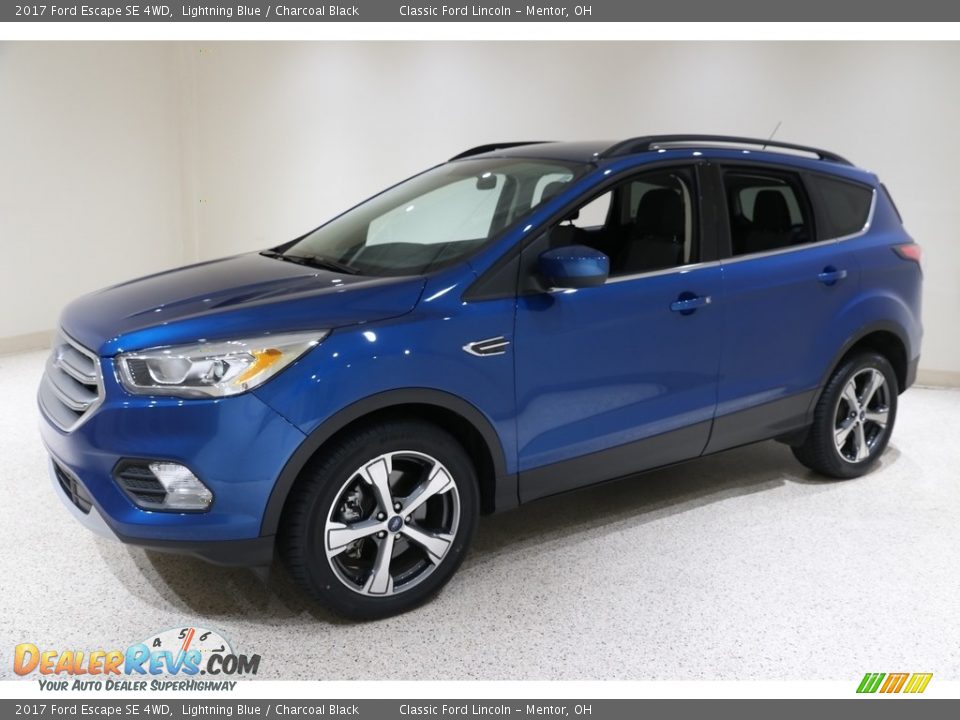 2017 Ford Escape SE 4WD Lightning Blue / Charcoal Black Photo #3