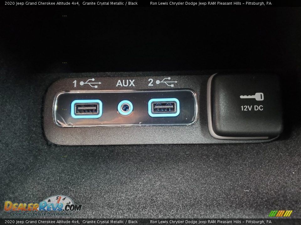 2020 Jeep Grand Cherokee Altitude 4x4 Granite Crystal Metallic / Black Photo #20