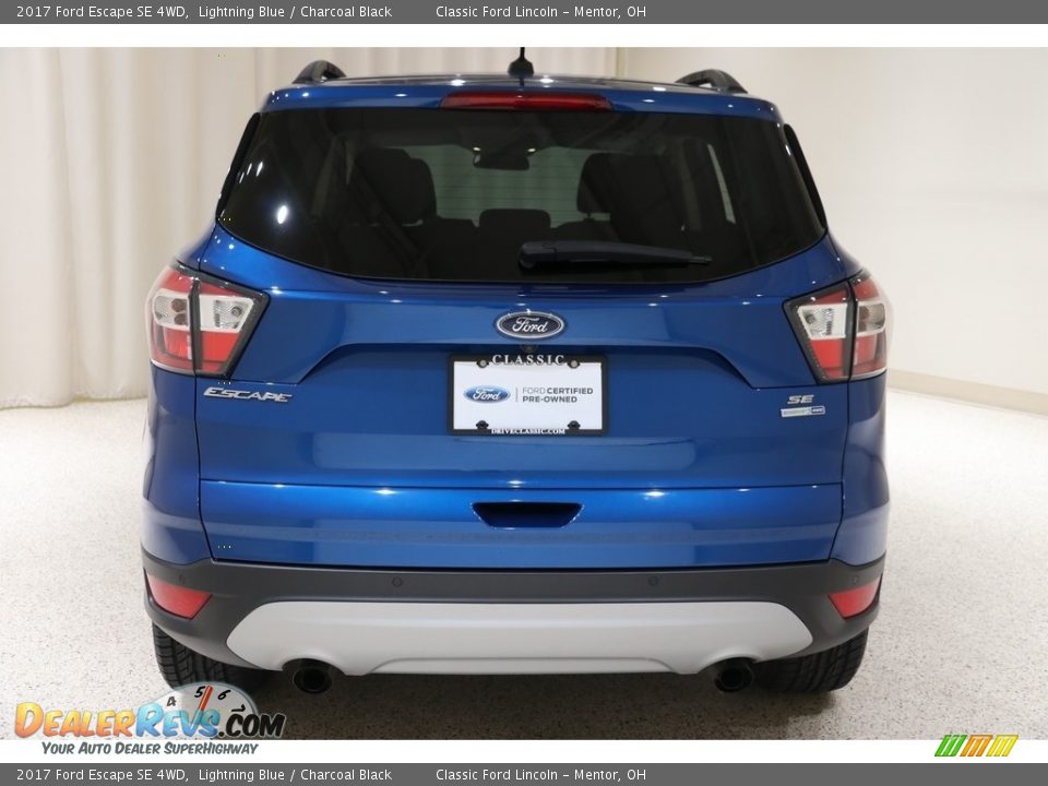 2017 Ford Escape SE 4WD Lightning Blue / Charcoal Black Photo #19